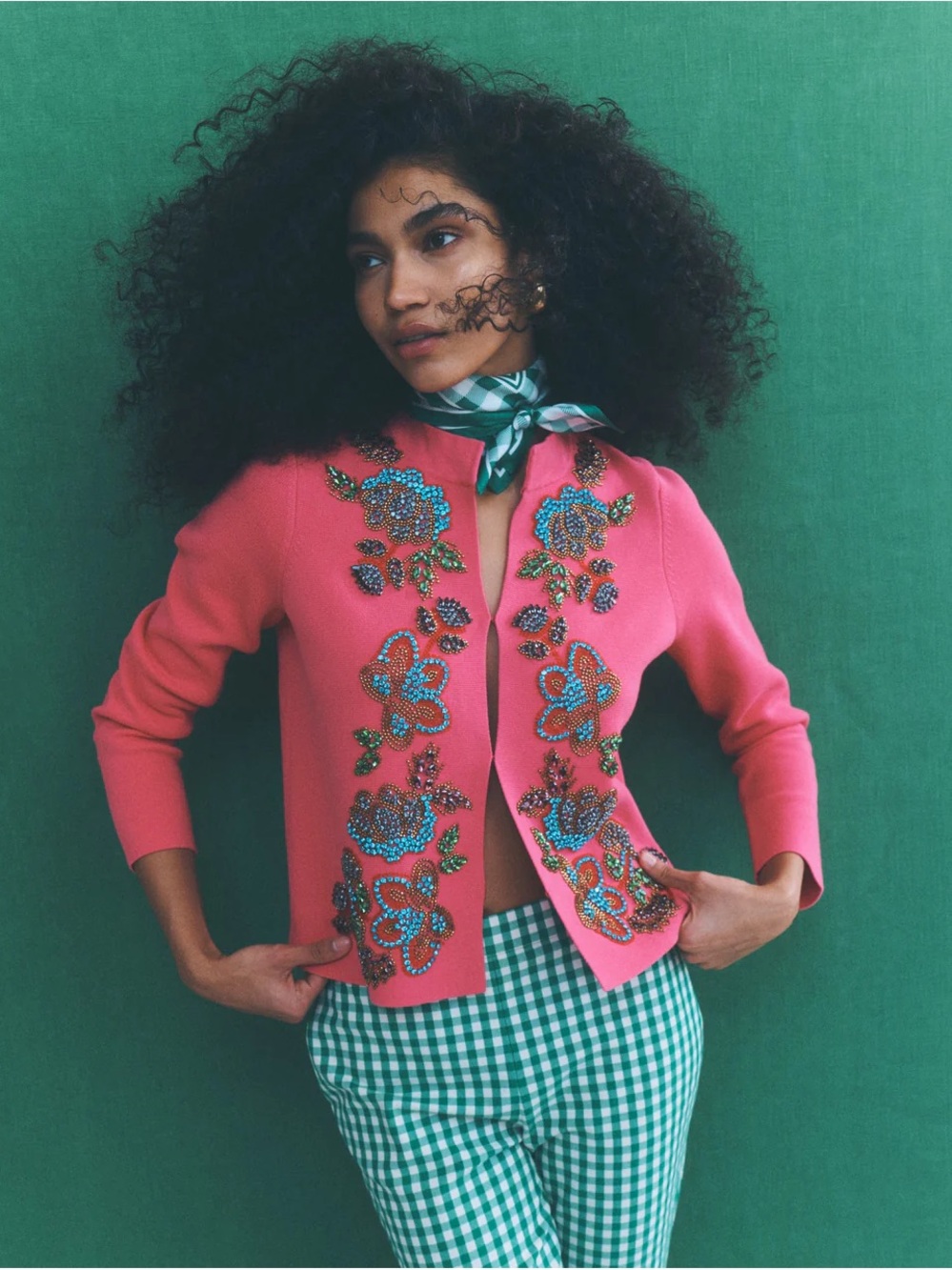 Elena Stand Neck Jacket - Picture 6 of 12